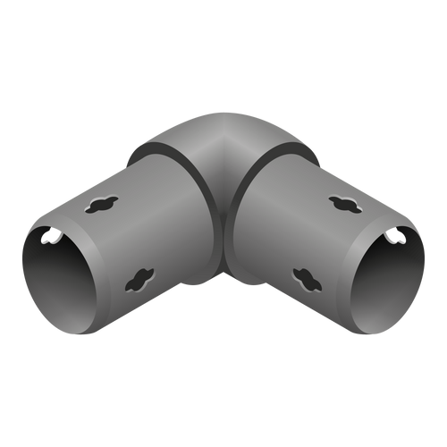 Sík Csatlakozó 2 Ágú (90 Fokos) Könyök