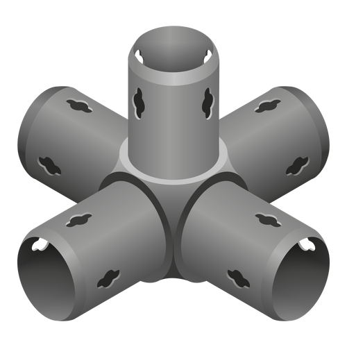 Tér Csatlakozó 5 ágú